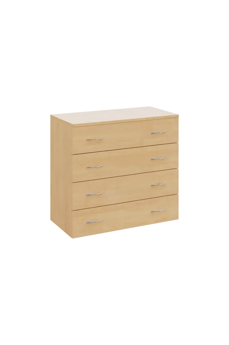 N 2 - 84Z kancelářská skříň, 4-zásuvková, 750x800x400, javor horský